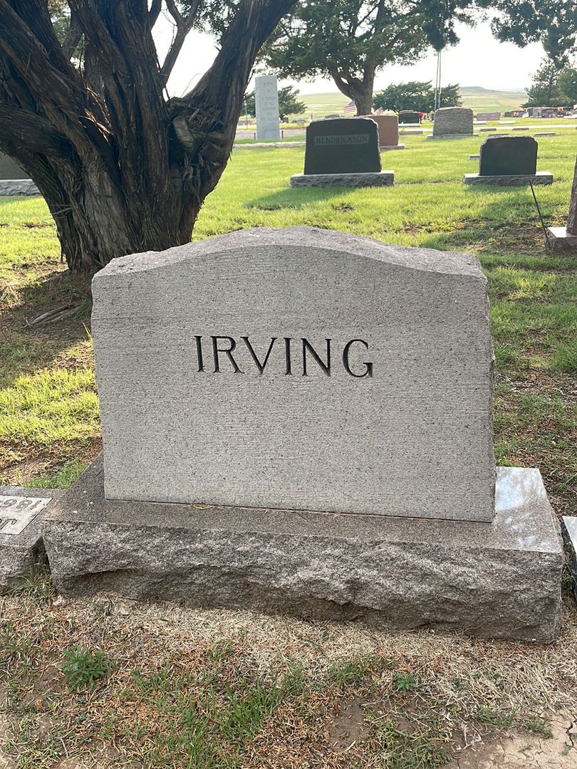 Olive M. Irving's grave. Photo 1