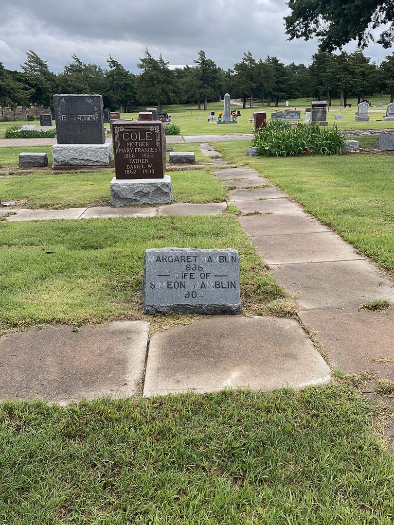 Simeon Hamblin's grave. Photo 1