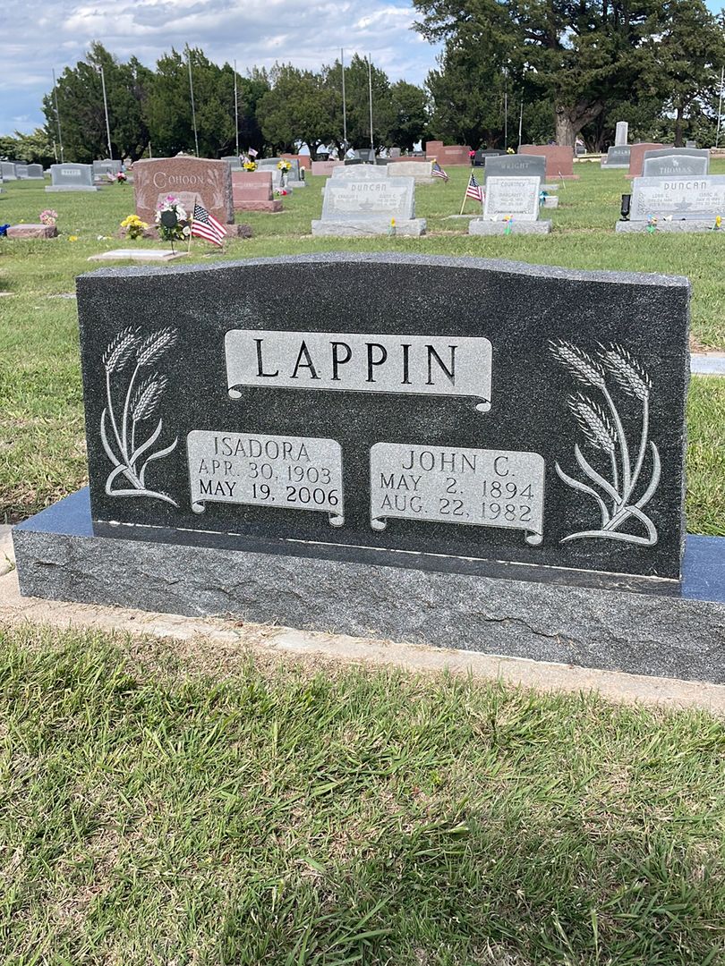 Isadora Lappin's grave. Photo 1