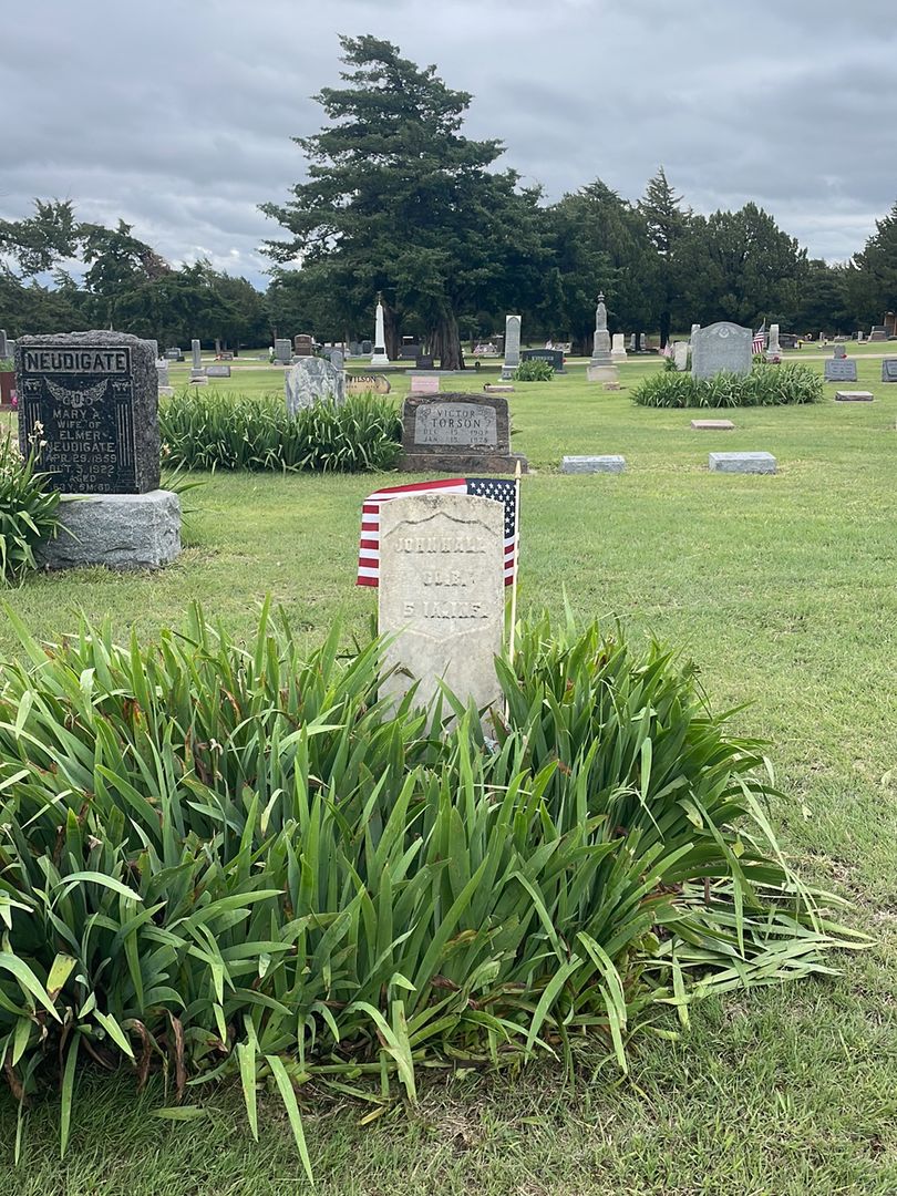 John Hall's grave. Photo 1