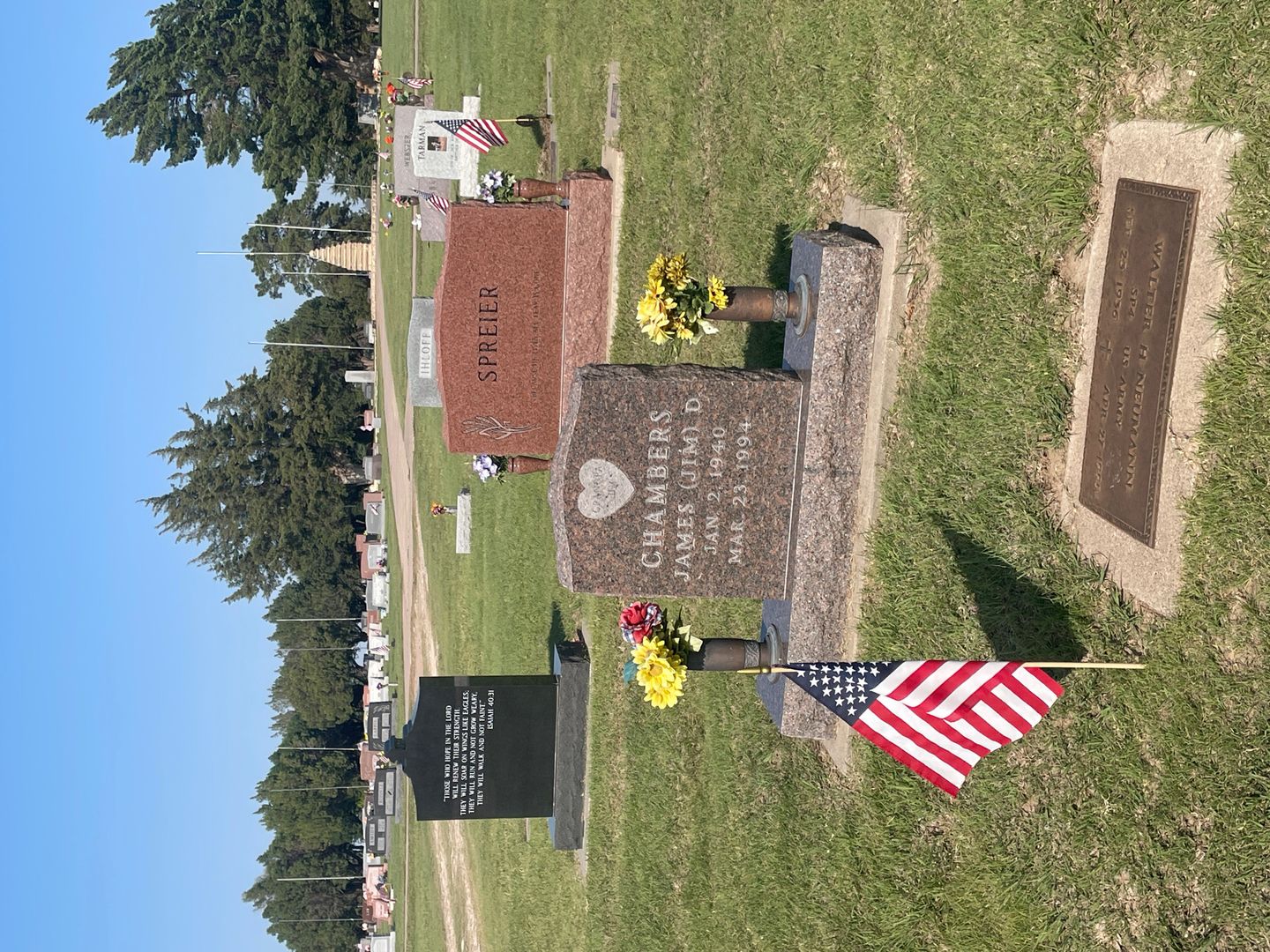 James D. "Jim" Chambers's grave. Photo 1
