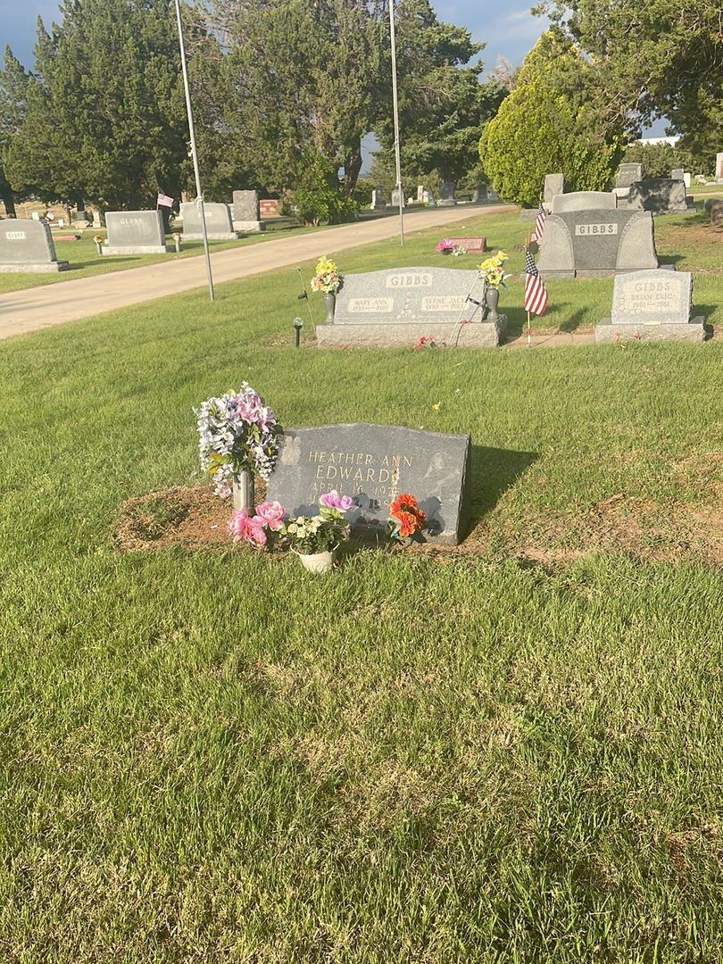 Heather Ann Edwards's grave. Photo 1