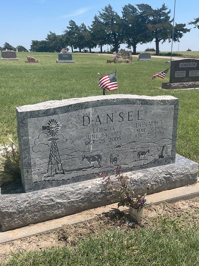 Donald L. Dansel's grave. Photo 1