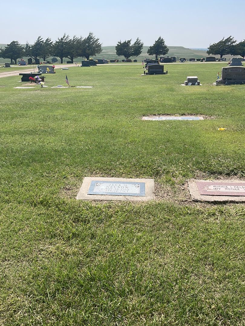Jack H. Nelson's grave. Photo 1