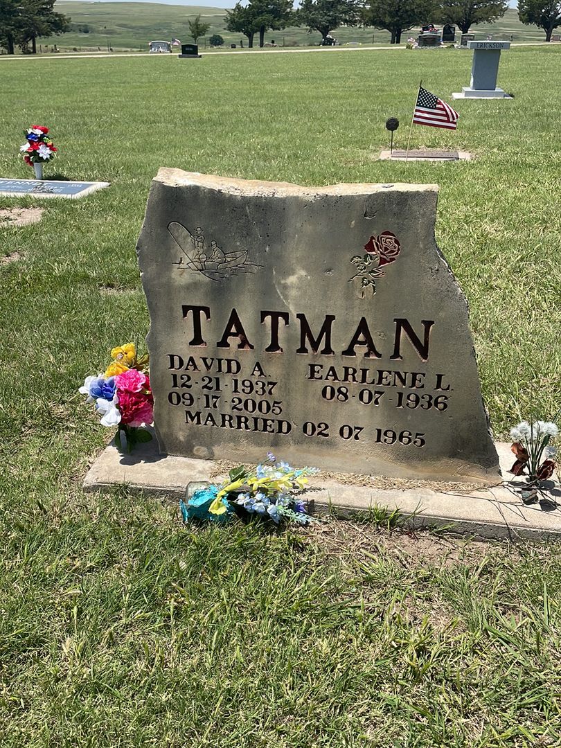 David A. Tatman's grave. Photo 1
