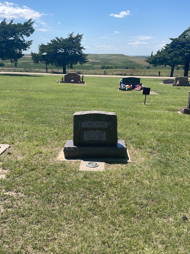 Todd Allen Carlton's grave. Photo 1