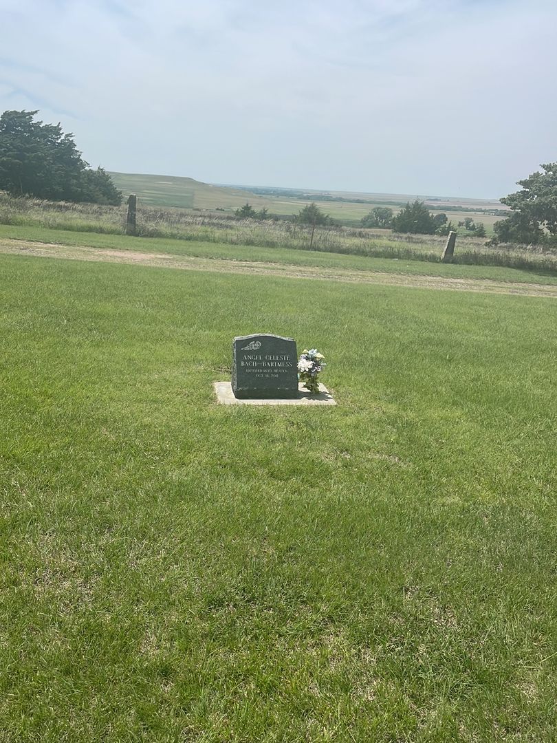 Angel Celeste Bach-Bartmess's grave. Photo 1