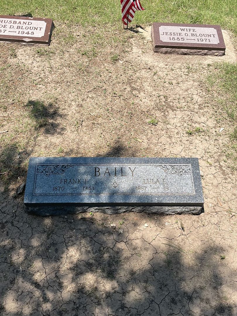 Lula E. Baily's grave. Photo 1
