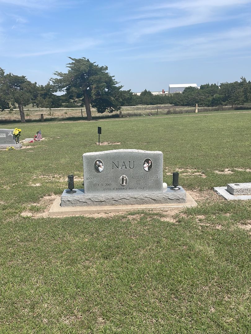 Alphons Francis Nau's grave. Photo 1