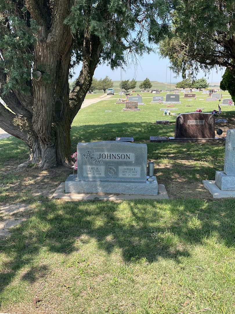 Earl Allen Johnson's grave. Photo 1