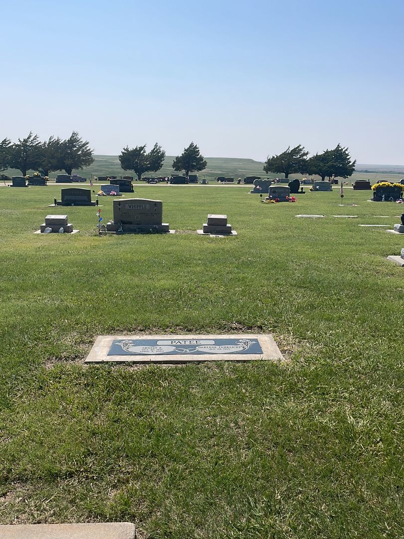 Ernest E. Patee's grave. Photo 1