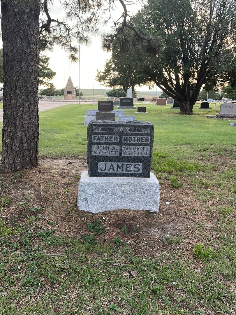 John A. James's grave. Photo 1