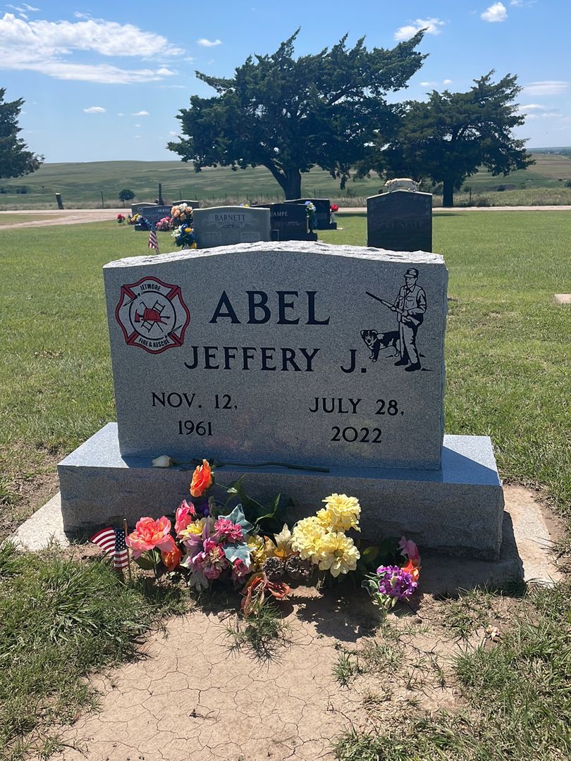 Jeffery J. Abel's grave. Photo 1