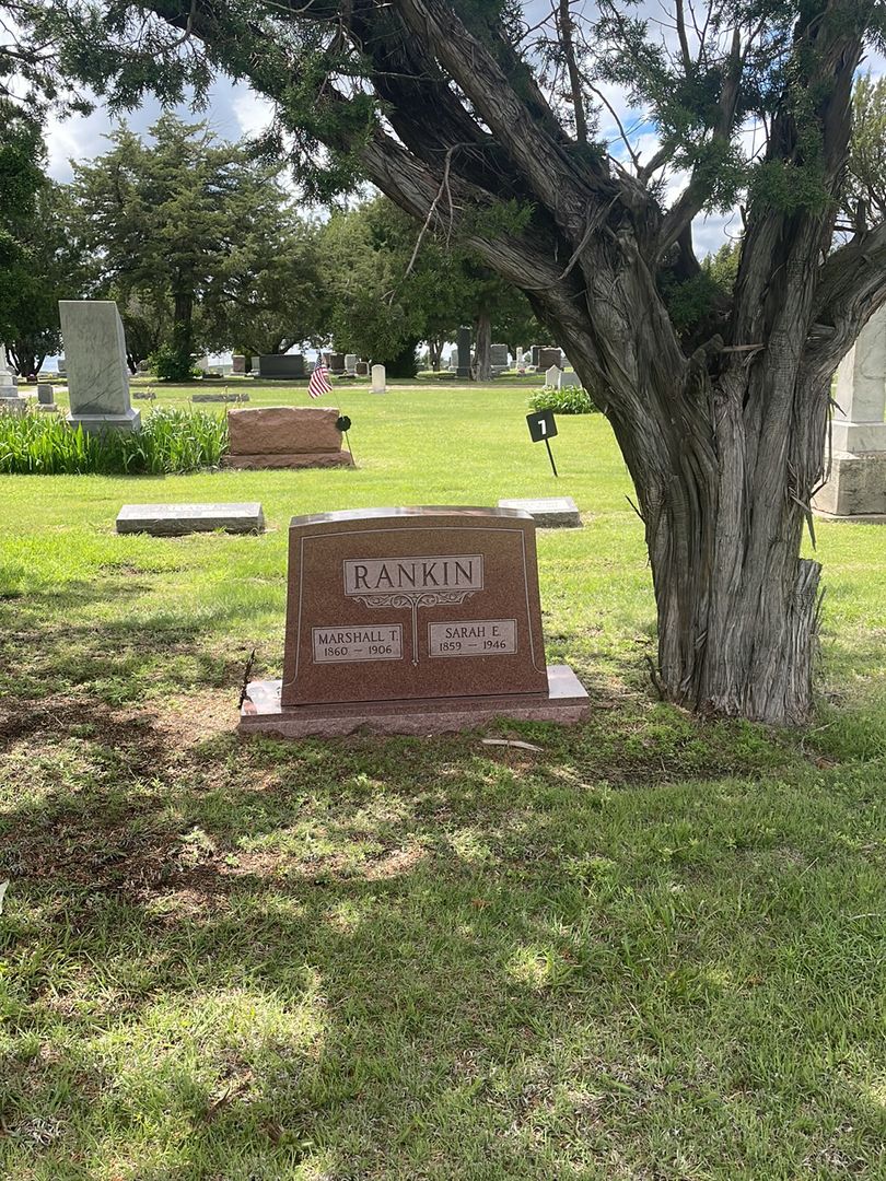 Marshall T. Rankin's grave. Photo 1