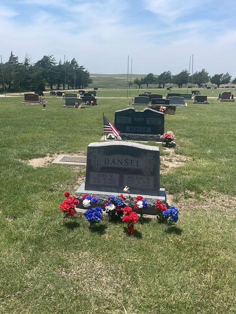 John Walter Dansel's grave. Photo 1