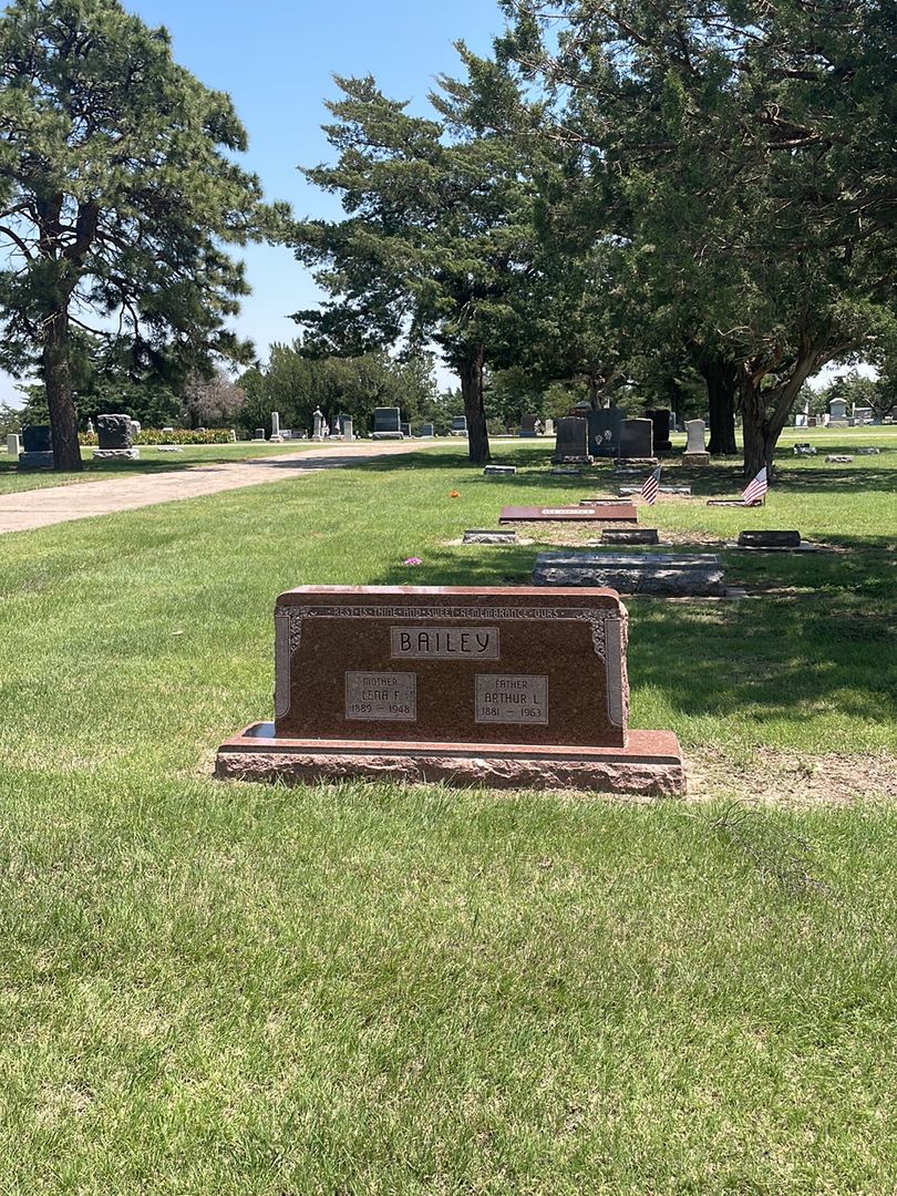Arthur L. Bailey's grave. Photo 1