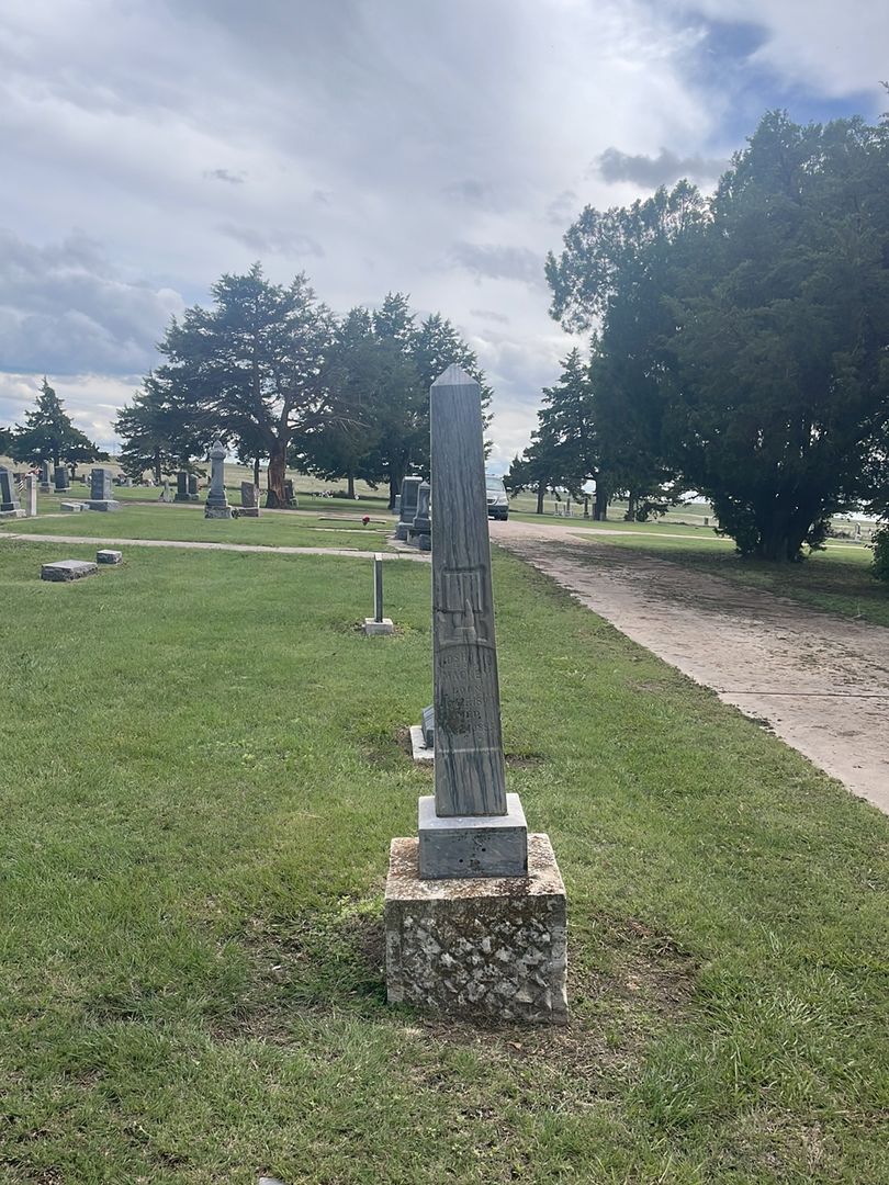 Joshua D. Mackey's grave. Photo 1